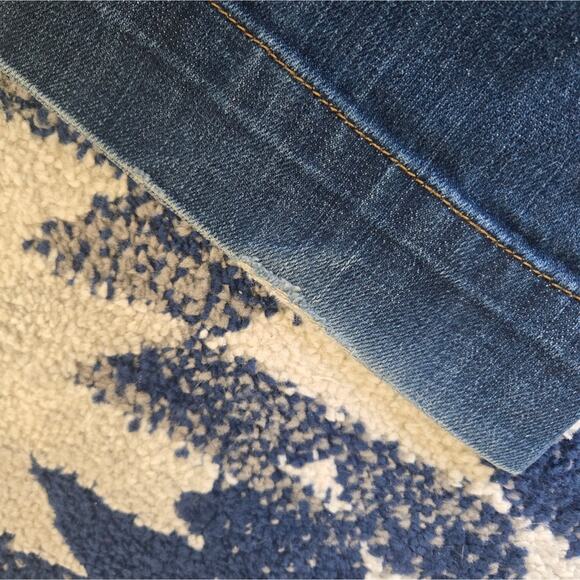 Fidelity Denim Hyacinth Low Waist Trouser Flare Jeans Size 31 Midnight Sapphire - Picture 6 of 12